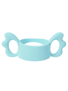 1pc Personalized Customization Debossed Name And Pattern Wings Silicone Baby Bottle Cover Lightweight Baby Bottle Handle Grip Sleeve With Partial Protection, Anti-Slip Design For Bottles And Water Cups Childern Essentials Gifts - Intaglio Multicolor Printing - View 12