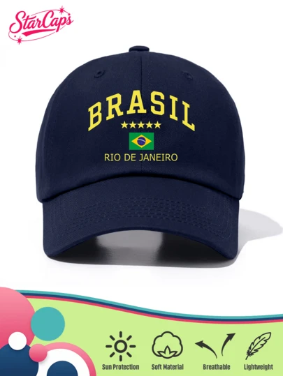 1 Pc Unisex Classic Solid Baseball Cap - Minimalist "A Vida Presta" Portuguese Quote Embroidery - Available In Multiple Vibrant Colors - Breathable Adjustable Low Profile Cap For Brazil Lifestyle & Positive Daily Gift