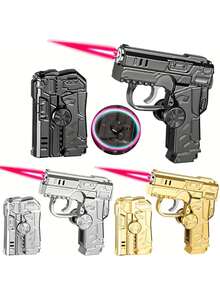 Multi-Functional Foldable Windproof Lighter, Creative Shaped Lighter, , Decompression Loading, Gift-Ready Box, Cool Butane Lighters For Men (No Gas) - 顏色隨機. - 查看 10