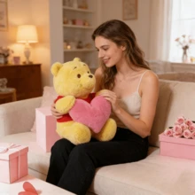 11.81 Inch/30cm Disney Confession Series Plush Doll Stuffed Toy Cushion Sofa Decor Cartoon Cute Winnie The Pooh Gift - Yellow - View 3