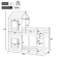 Kids Bed Frames, Headboards & Footboards - White + Pine + 90cm*200cm - View 9