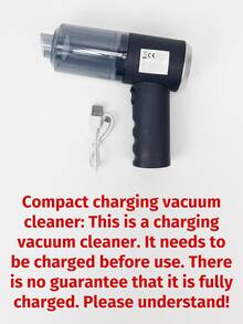 High-Power Cordless Vacuum Cleaner With Dual Suction & Blowing Function - Includes Battery, Floor Nozzle For Efficient Cleaning Of Floors, Cars And Computers - Upgraded 1800mA - View 9