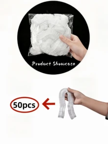 1/5/10/30/50/100 Pieces Of Universal Transparent Dust-Proof Covers, Water-Proof, Oil-Proof And Dust-Proof. Suitable For Household Appliances Such As Microwave Ovens, Electric Fans, Rice Cookers, Baking Trays And Microwave Fan-Electric Heaters, Electric Heaters. - One Size Fits All - View 8