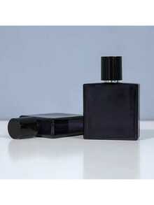 1/5pcs 50ml Black Refillable Fine Mist Perfume Atomizer Bottles, DIY Sample Essential Oil Containers - Multicolor - View 6