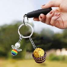 1PC Cute Realistic Lifelike 3D Printed Chocolate Figurine Clicker Fidget Toy Stress Anxiety Relief Keychain Backpack Charm Dollhouse Miniature Decor Supermarket Convenience Store Display Prop DIY Craft Accessory Desktop Ornament - Multicolor - View 3