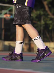 Nike Kobe 9 Elite Low EM Protro “紫色王朝” 舒适耐穿，回弹抓地力强，低帮篮球鞋，男女通用，紫色 - 紫色 - 查看 3