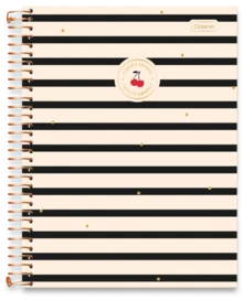 University Notebook, Hardcover, 1 Or 10 Subjects, Cherry Lovers Design. - Đường xoắn ốc Đại học - Xem 11