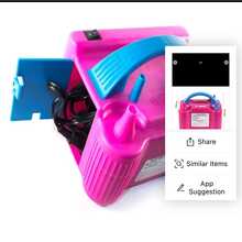 Bomba de Aire Eléctrica, Bomba para Inflar Albercas , Inflar y Desinflar Rápidamente, 2 en 1 Air Pump Adaptador de Corriente, AC 110V para Sofá Inflable, albercas inflables, Juguetes Inflables,Bombas Desinfladoras Portátiles ,Bomba de Aire Eléctrica - Rosa - Ver 7