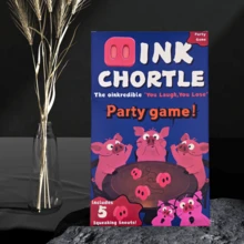 Don't Laugh Challenge Card Game | Party & Family Game For 2-5 Players, Includes 5 Pig Nose Props & 150 Cards, Funny Interactive Game To Strengthen Relationships - Multicolor - View 4