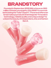 Son bóng lì mềm mịn COLORKEY Mini, son tint, son môi dạng lỏng, lớp phủ lì trong suốt, lâu trôi, chống nước, không lem, phù hợp cho nữ và bé gái, hoàn hảo cho mùa xuân/hè, trang điểm phong cách Y2K, trang điểm thập niên 90, bộ trang điểm môi, quà cưới, quà sinh nhật, đồ dùng cần thiết cho ngày lễ và tiệc tùng, màu sắc đẹp nhất. - R300 - Xem 11