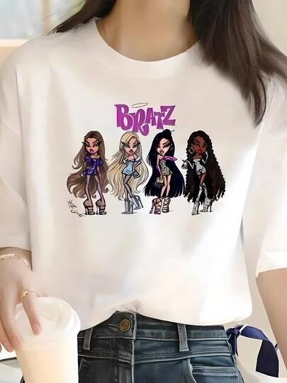 men Bratzs TShirt Comic Streetwear Shirts Tee Aesthetic Clothes Accessories Short Sleeve ONeck men Summer Casual Top graphic tees men