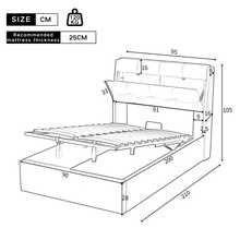 Bed Bases & Foundations - White + PU + 90cm*200cm - View 7