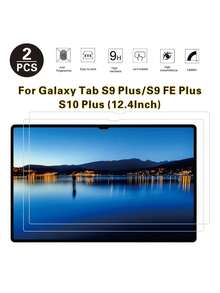 2 Pieces Product. Tempered Glass. Suitable For Screens OfCompatible With SamsungGalaxy Tablets S10+/S9 Plus. Also Applicable To Galaxy Tab S10 Plus/S9 Plus/S9 FE Plus With A 12.4-Inch Screen. Screen Protection Essentials, Applicable To Daily Shield, Office, Home Daily Shield Office Home Pad Screen Protector Pad Accessories Waterproof Shockproof Anti-Fall Scratch Resistant - Clear - View 10