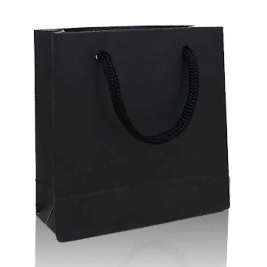 Paper Bag Colorful Bag 10x10x4 - Kit 10 Units - 黑色 - 查看 1
