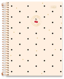 University Notebook, Hardcover, 1 Or 10 Subjects, Cherry Lovers Design. - Đường xoắn ốc Đại học - Xem 14
