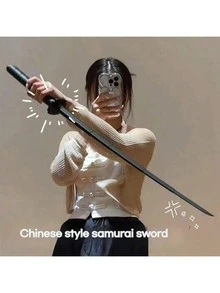 1pc 2026 Hot Selling Extendable Samurai Sword, Telescopic Sword, Martial Arts Toy Sword, Can Extend Length, Convenient To Carry, Extended To 28 Inches, Birthday Gift, Gift, Toy, Valentine's Day Gift - Multicolor - View 2