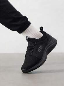 Skechers SPORT 男士休闲运动鞋，轻便缓震日常通勤鞋，8790257-BBK - 全黑色 - 查看 2