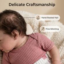 19英寸薇薇安3D彩绘皮肤柔软乙烯基触感娃娃女孩 - 布身體 - 查看 4