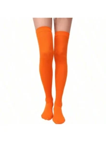 Thigh High Ock Ea Long Tretchy Ock Wen Over Knee High Opaque Tocking Daily Wear - Multicolor - View 8
