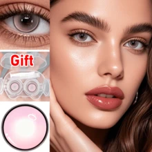 39 Pairs Of Colored Contact Lens, Offering Various Color Options. Equipped With A Contact Lens Case And Wearing Tools, Suitable For Year-Round Use, For Eye Makeup, Role-Playing, Festival Event Dressing, Halloween Costume Cosplay, Etc. - 彩色 - 查看 36