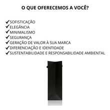 Paper Bag Colorful Bag 10x10x4 - Kit 10 Units - 黑色 - 查看 8