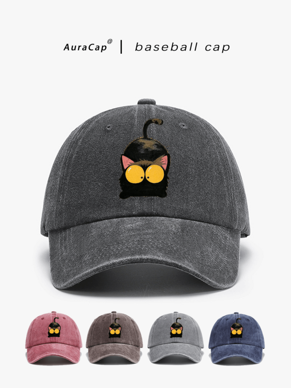 男女通用复古可调节棒球帽，适合春、夏、秋、冬四季佩戴，是情人节、婚礼、圣诞节、上学、户外运动、旅行、防晒的理想之选，可定制，卡车司机帽，黑色、粉色、紫色、黄色可选，休闲帽饰