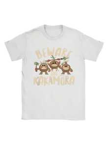 COOL SUMMER Moanas Beware The Kakamora Tee Shirt For Men Men Gift Idea T Shirts Cottonsss Clothing - 白色 - 查看 1