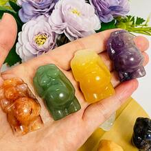 1件/2件水晶女性雕像，女神雕像，水晶雕刻，水晶摆件，散装宝石。 - 彩色 - 查看 7