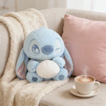 Búp bê nhồi bông Stitch ngồi hình bánh mì trong bộ sưu tập đồ ăn tiệc của MINISO Disney, kích thước 11,42 inch/29cm, hình hoạt hình Stitch dễ thương, dùng làm gối trang trí nhà cửa, quà tặng sinh nhật và Giáng sinh. - Màu xanh lam - Xem 7