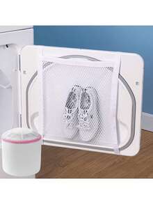 1个轻便网眼洗衣袋，专为精致衣物设计，采用网眼面料，配有加固拉链和挂环。适合旅行、收纳、宿舍和公寓使用。可机洗。款式随机发货。 - 彩色 - 查看 13