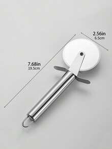 2pcs/Set, 1pc Stainless Steel Handle Wooden Pizza Roller, Pizza Cutter Wheel, Easily Roll Out Perfect Pizza, Kitchen & Dining Tool, Italian Pizza Accessory, Durable Material, Pizza Baking Tool, Stainless Steel Pizza Knife Roller, Stainless Steel Pizza Edge, Stainless Steel Pizza Kitchen Tool, Waffle, Dough Baking, Dessert, Tiramisu, Dry Sandwich, Women's Gift, Household Gift, Holiday Gift, Family Gift - Multicolor - View 11