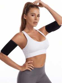 1 par de mangas de sudor para mujer - Moldeador de brazos de sauna para mejorar el efecto de sudoración para mejores resultados de adelgazamiento - Multicolor - Ver 3