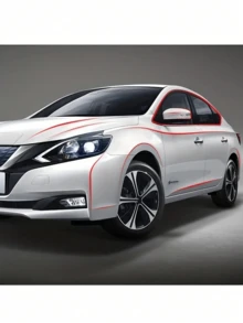 5m/197in Plated Car Body Trim Strip, High Gloss Scratch-Resistant Decorative Strip, Suitable For Car Body, Windows And Bumper Protection, Universal Door Edge Guard, Applicable To SUV, Truck And Car Interior/Exterior Decoration Upgrade, Easy To Install Auto Accessory, Perfect Gift For Car Decor Enthusiasts - A - View 4