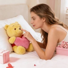 11.81 Inch/30cm Disney Confession Series Plush Doll Stuffed Toy Cushion Sofa Decor Cartoon Cute Winnie The Pooh Gift - Yellow - View 4