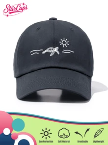 1pc Unisex Classic Baseball Cap - Minimalist Wave Line Art Design - Coffee Color Option - Soft Adjustable Dad Hat Suitable For Surfers, Beach Lovers And Outdoor Gifts - Coffee Brown - View 6