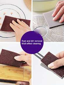Stainless Steel Scouring Pads, Kitchen Cleaning Sponge Scrubber For Pot, Pan, Dish Washing, Rust Removal - A - View 5