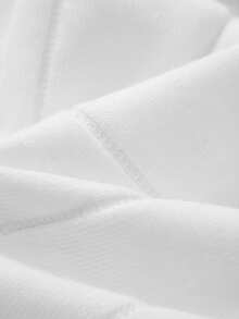 GRDR 男士夏季针织纯色罗纹短袖毛衣，运动休闲风，适合户外活动 - 白色 - 查看 9