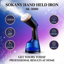 SOKANY 3080 Portable Household Steam Ironing Brush, Mini Handheld Garment Steamer - Royal Blue - View 8