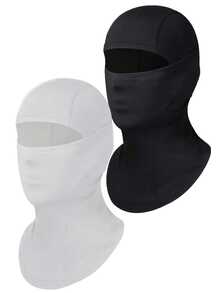 1 pieza/Set Pasamontañas unisex de unicolor, protección solar transpirable y de secado rápido para ciclismo, senderismo, pesca y actividades al aire libre - Multicolor - Ver 15