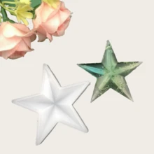 五角星树脂液态模具手机支架贴纸珠宝工艺水晶环氧树脂模具 - 五角星 - 查看 3