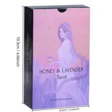 Honey & Lavender Tarot Card Set - 78 Cards, Including Guidebook, Intuitive Divination Deck, Spiritual Healing & Meditation Gift, Charming Tarot Cards, And Introduction To Aromatherapy - Multicolor - View 6