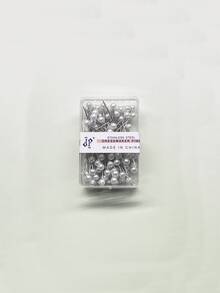 100pcs Colorful Faux Pearl Round Head Pins, Boxed For Convenient Storage, 1.5 Inch Long, Straight And Sharp Needle Body, Easy To Handle And High Visibility, Widely Used For Garment Sewing, Quilting, Patchwork, Fabric DIY Crafts, Essential Basic Fixing Supplies For Sewing And Quilting - Pearl Needles, 100 Pieces Per Box - View 13