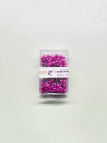 100pcs Colorful Faux Pearl Round Head Pins, Boxed For Convenient Storage, 1.5 Inch Long, Straight And Sharp Needle Body, Easy To Handle And High Visibility, Widely Used For Garment Sewing, Quilting, Patchwork, Fabric DIY Crafts, Essential Basic Fixing Supplies For Sewing And Quilting - Pearl Needles, 100 Pieces Per Box - View 16