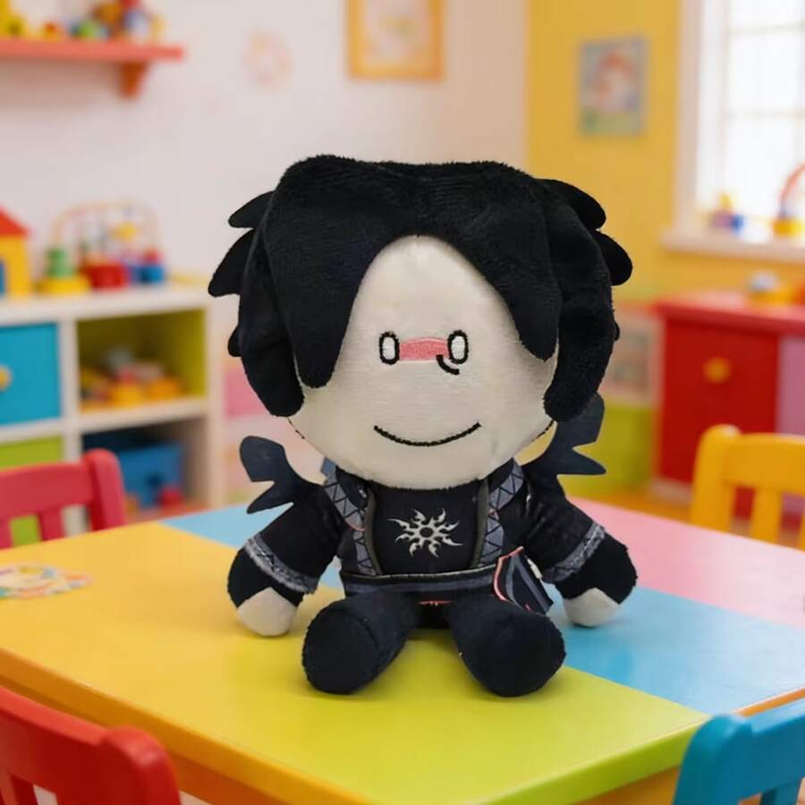 New Arrival Twice Abandoned Plush Doll, Cute Anime Peripheral Doll, Halloween & Christmas Gift - Black - View 1