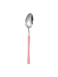 1/5pcs Stainless Steel Dessert Spoons, Suitable For Cake, Jam, Pudding, Oatmeal, Etc. - Multicolor - View 9