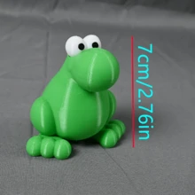 Froschstatue - Eine Kunststoff-Tischdekoration, geeignet für Büros und Zuhause. Kann drinnen und draußen verwendet werden. Keine Stromversorgung erforderlich. Tischdekoration, kreatives Geschenk. - Verschiedenfarbig - Übersicht 5