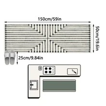 1pc Rug/Carpet/Area Rug/Bath Mat/Bath Rug/Door Mat/Runners/Runner Rug, Nordic Modern Creative - Abstract Geometric Rhombus Pattern Hallway Long Carpet, Bathroom, Kitchen, Entryway, Corridor, Bedside, Living Room, Bedroom Etc. + Soft Washable Rug, Home Decor - Multicolor - View 12