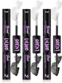 LUJITO 2In1 Eyelash Bond And Seal, Lash Remover, Applicator Tweezers, Spoolie Brushes, Waterproof Strong Hold Lash Extension Glue For Individual Cluster Lashes, DIY Eyelash Tools - Black - View 13