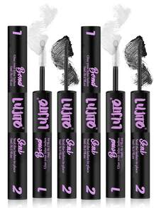 LUJITO 2In1 Eyelash Bond And Seal, Lash Remover, Applicator Tweezers, Spoolie Brushes, Waterproof Strong Hold Lash Extension Glue For Individual Cluster Lashes, DIY Eyelash Tools - Black - View 12