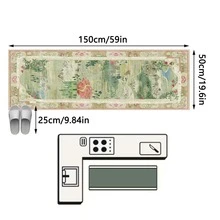 1pc Rug/Carpet/Area Rug/Bath Mat/Bath Rug/Door Mat/Runner/Runner Rug, American Classic Oil Painting Art - Other Natural Farmhouse Country Style - Hallway Runner Carpet, Bathroom, Kitchen, Entrance, Doorway, Corridor, Bedside, Living Room, Bedroom, Etc. + All-Season Soft Washable Rug, Home Decor - Multicolor - View 17